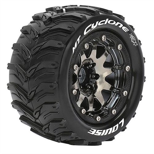 LOUISE RC MT-CYCLONE 1/10 SOF T BEAD-LOCK/0 OFFSET HEX 12MM